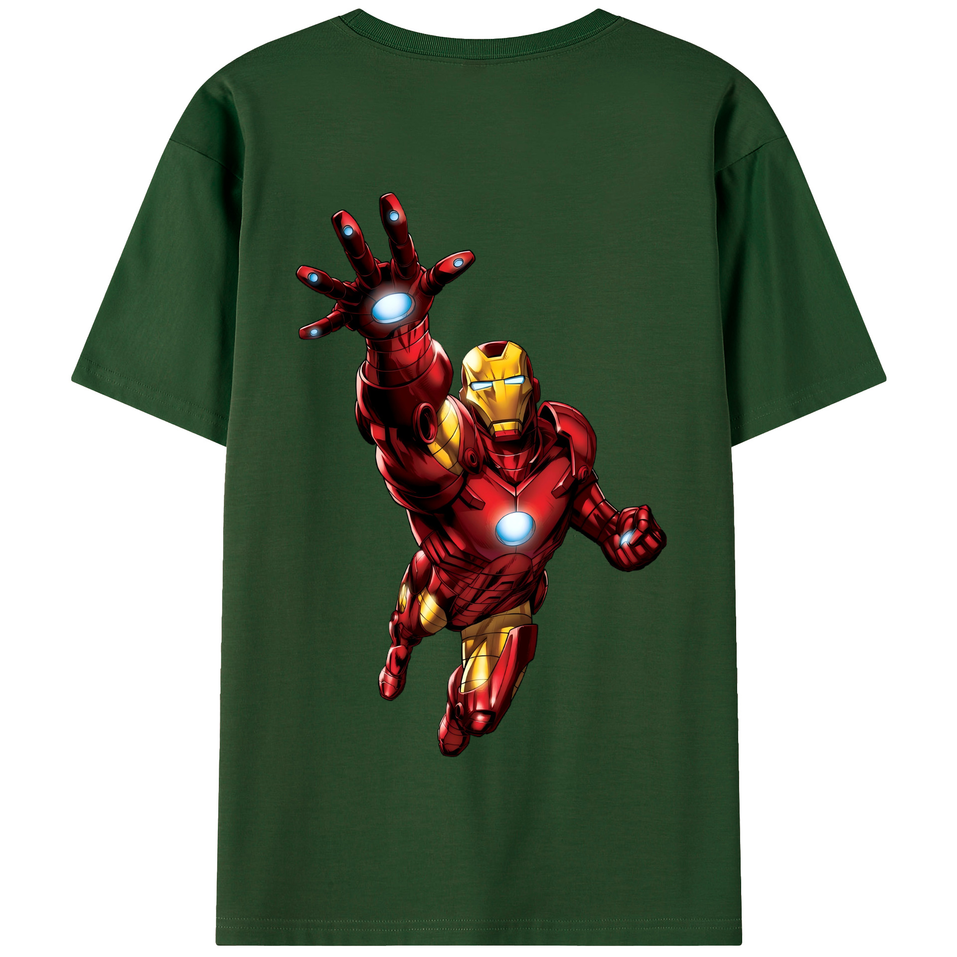 （画像用） アベンジャーズ The Avengers 綿100％半袖Tシャツ（背面プリント）